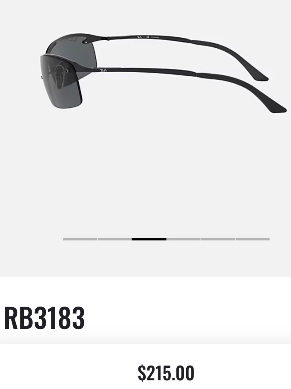NIB Ray-Ban RB3183 Polarized Sunglasses - Picture 8 of 9
